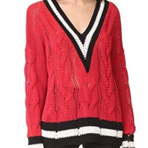 Rag & Bone Emma Varsity Sweater sz M